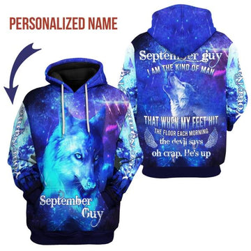 CustomsPig Personalized Hoodie September Guy All Over Printed