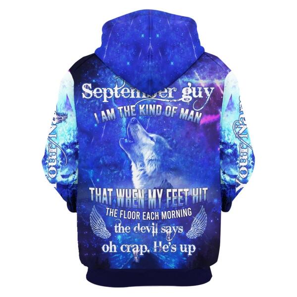 CustomsPig Personalized Hoodie September Guy All Over Printed