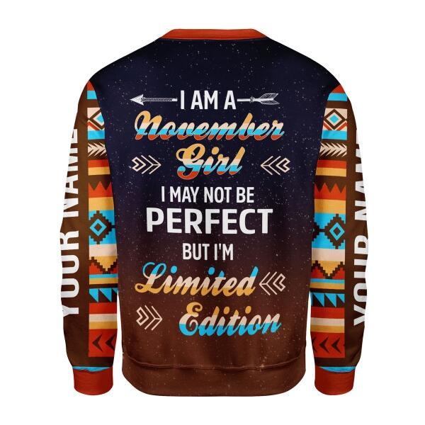 CustomsPig Personalized Tops November Girl All Over Printed