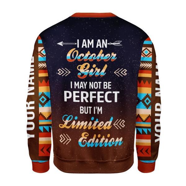 CustomsPig Personalized Tops October Girl All Over Printed
