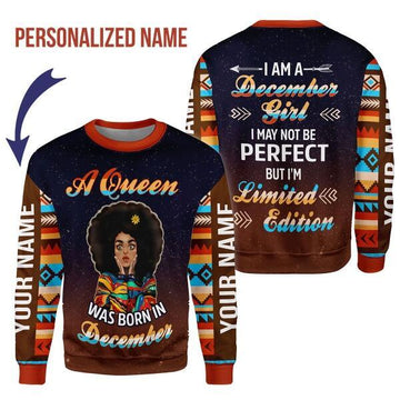 CustomsPig Personalized  Tops  December Girl All Over Printed