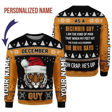 CustomsPig Personalized  Tops  December Guy I Am The Kind Of Man That All Over Printed