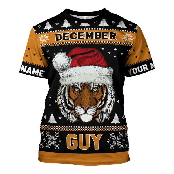 CustomsPig Personalized  Tops  December Guy I Am The Kind Of Man That All Over Printed