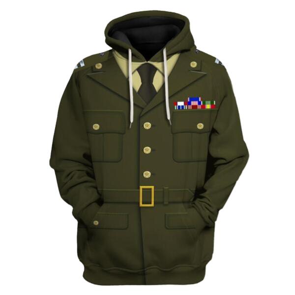 HumansBold Unisex Tracksuit U.S Army Green Service Uniform-Officers