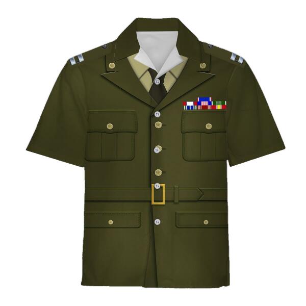 HumansBold Unisex Tracksuit U.S Army Green Service Uniform-Officers