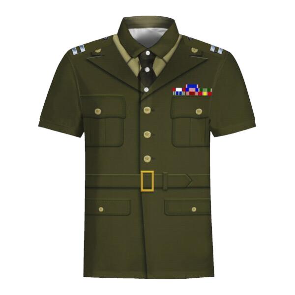 HumansBold Unisex Tracksuit U.S Army Green Service Uniform-Officers