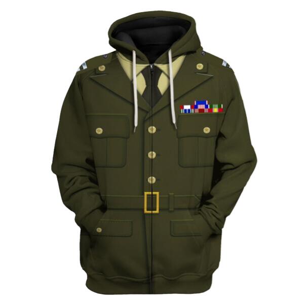 HumansBold Unisex Tracksuit U.S Army Green Service Uniform-Officers