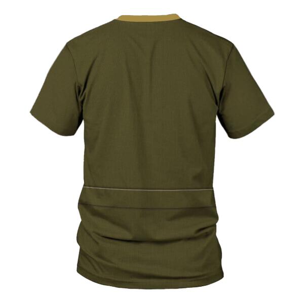 HumansBold Unisex Tracksuit U.S Marine Corps Green Service Uniform 3D Uniform-Officers
