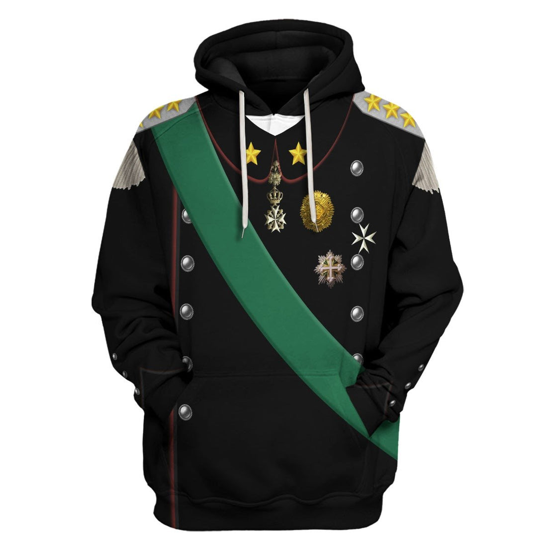 Victor Emmanuel Iii King Of Italy Hoodie / S Vn368