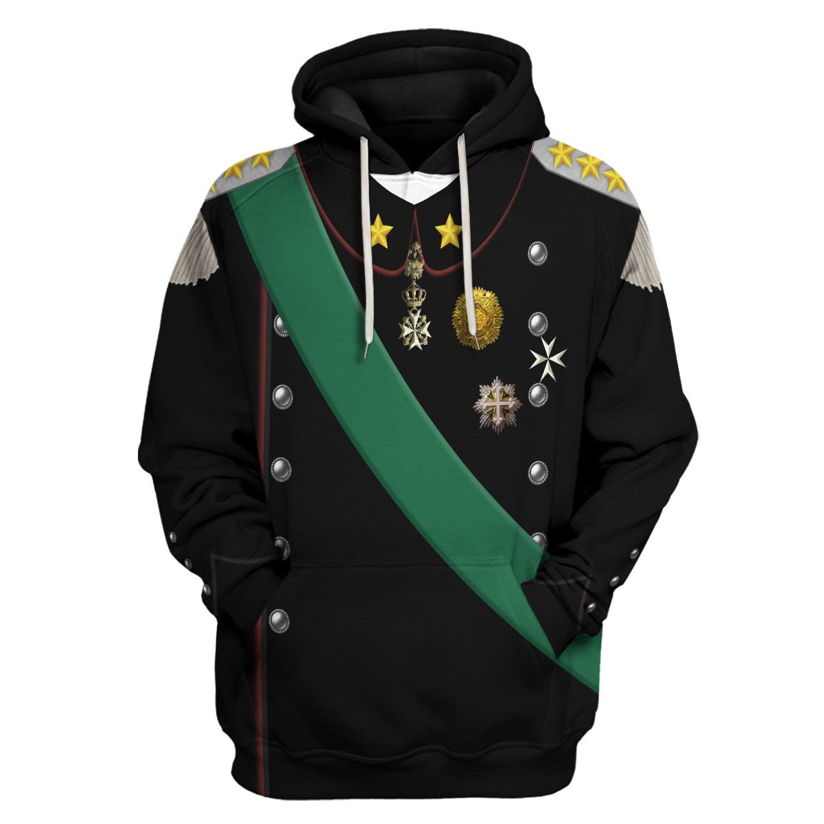 Victor Emmanuel Iii King Of Italy Hoodie / S Vn368