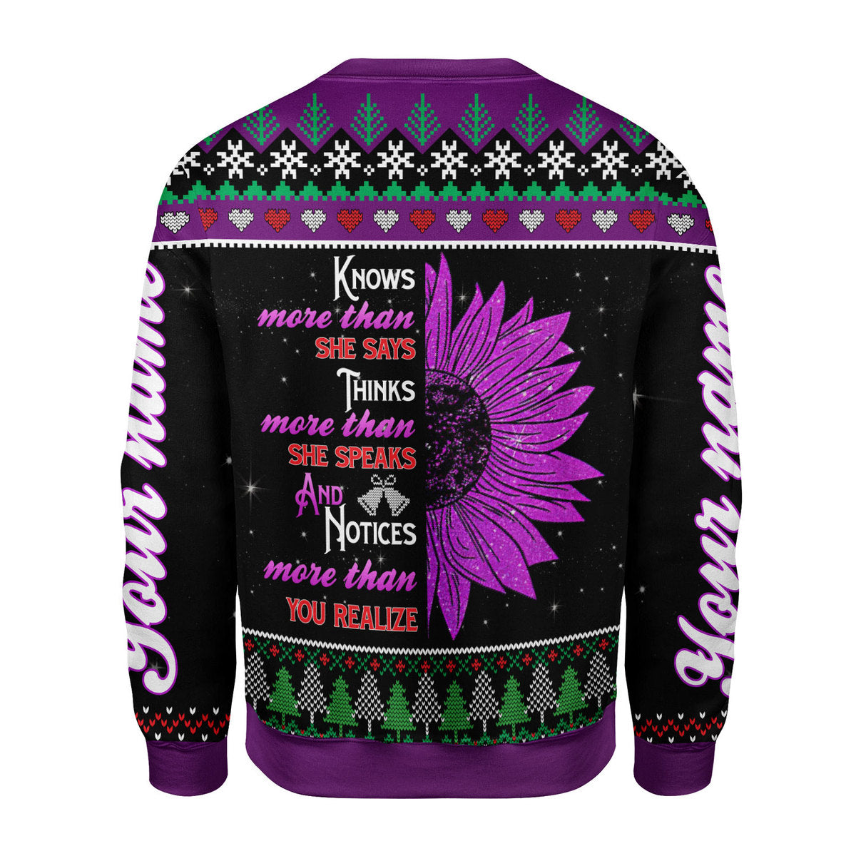 CustomsPig Personalized Ugly Sweater May Girl All Over Printed