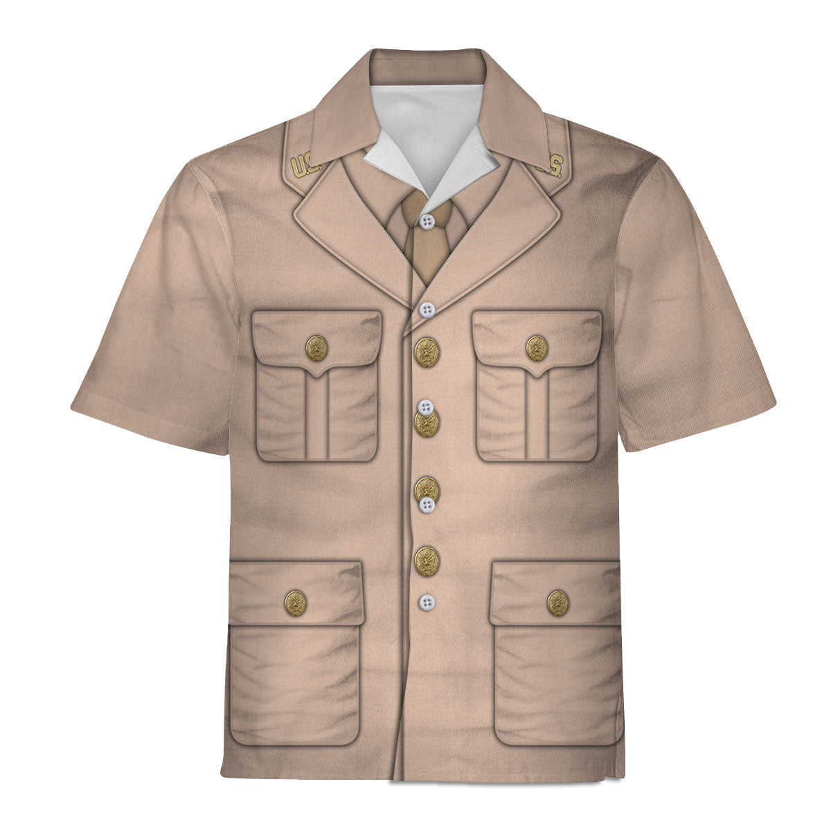 American Summer Uniform- Officer-Tan Visor Cap Hoodie Pullover Sweatshirt Tracksuit