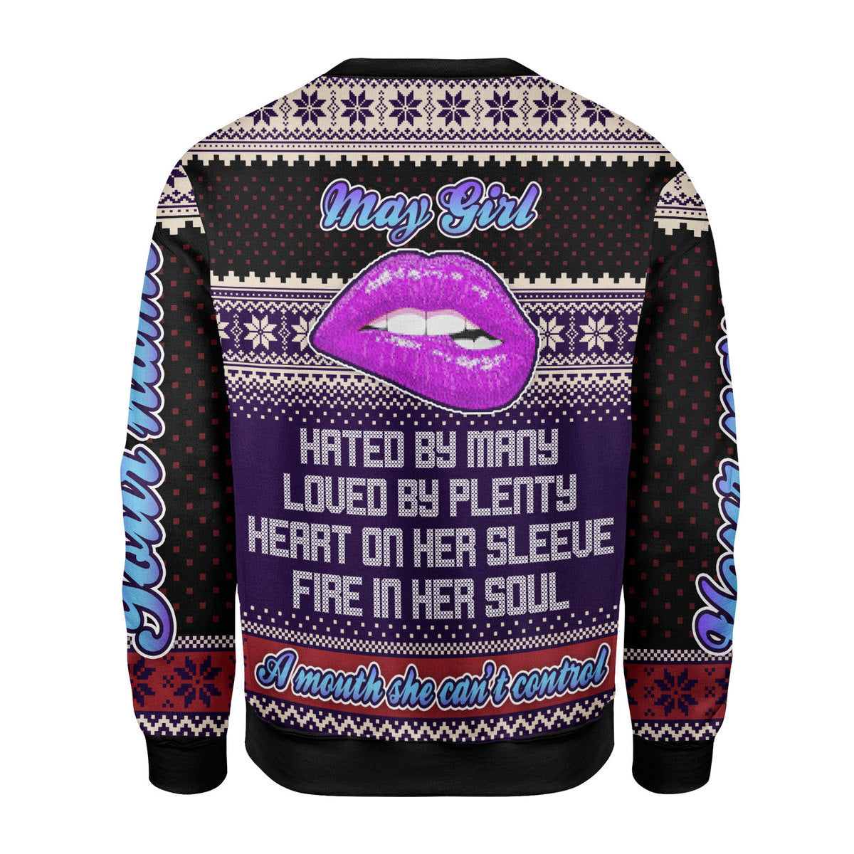CustomsPig Personalized Tops A Queen Was Born In May All Over Printed
