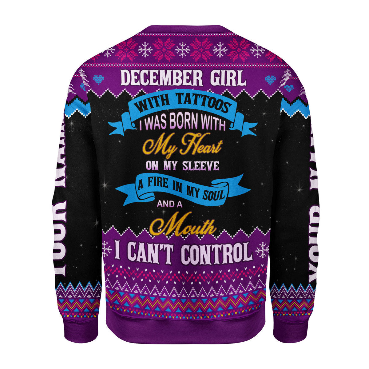 Personalized Tracksuit December Girl All Over Printed