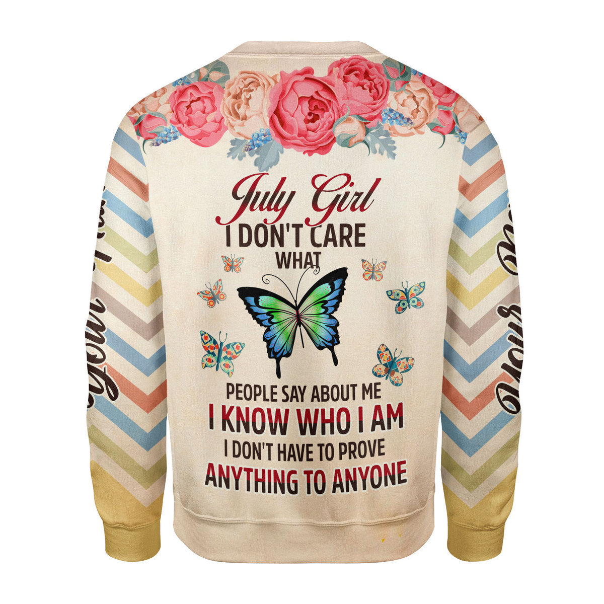 CustomsPig Personalized Tops July Girl All Over Printed