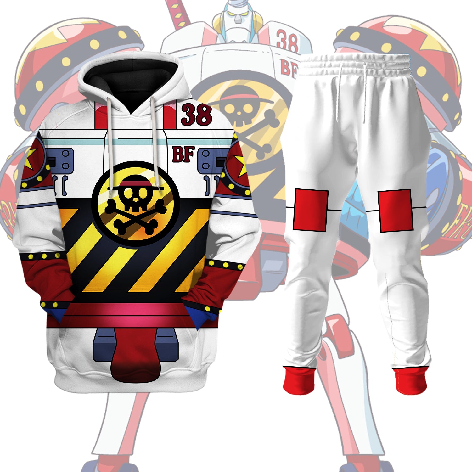 CustomsPig General Franky Costumes Hoodie Sweatshirt T-shirt Tracksuit