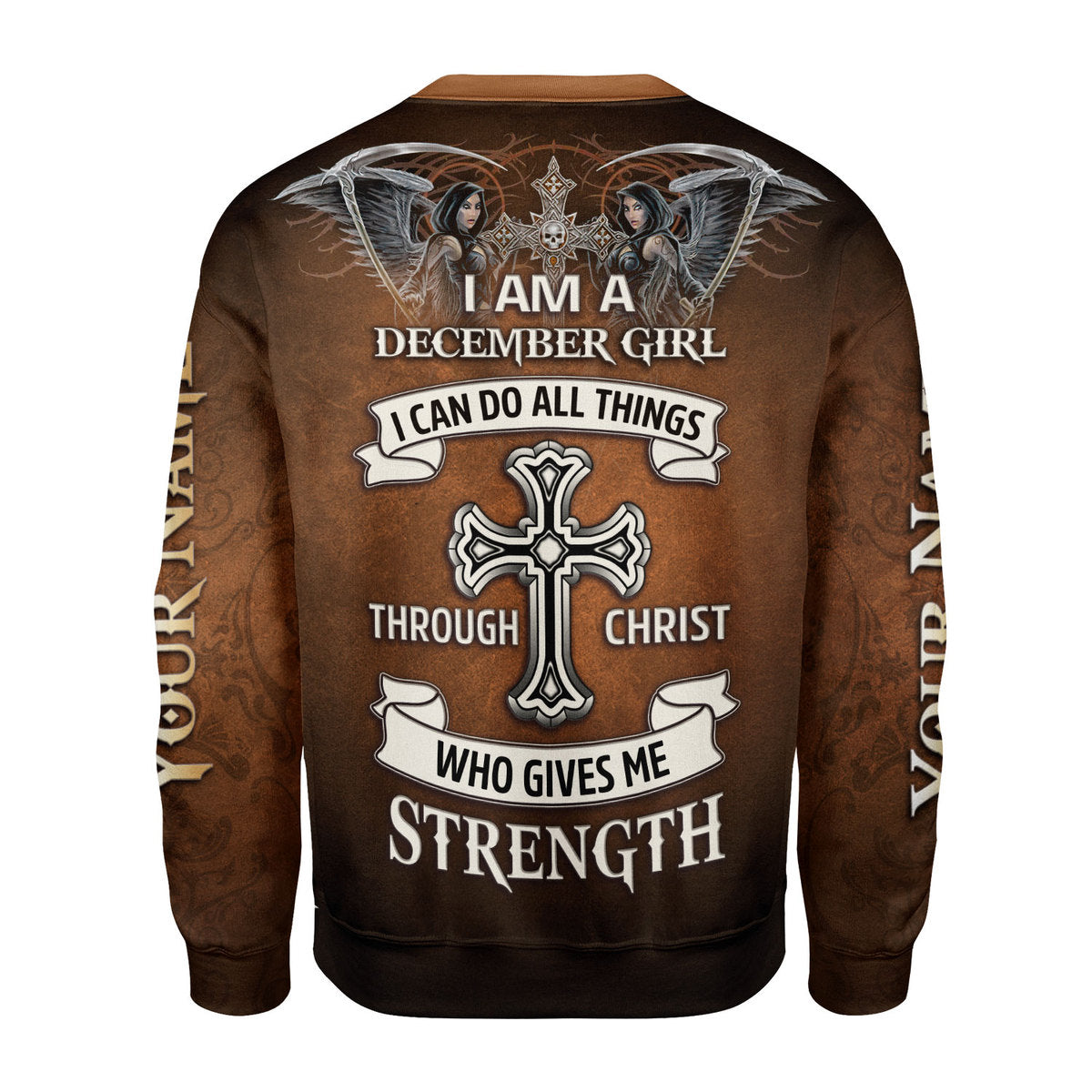CustomsPig Personalized  Tops  December Girl All Over Printed