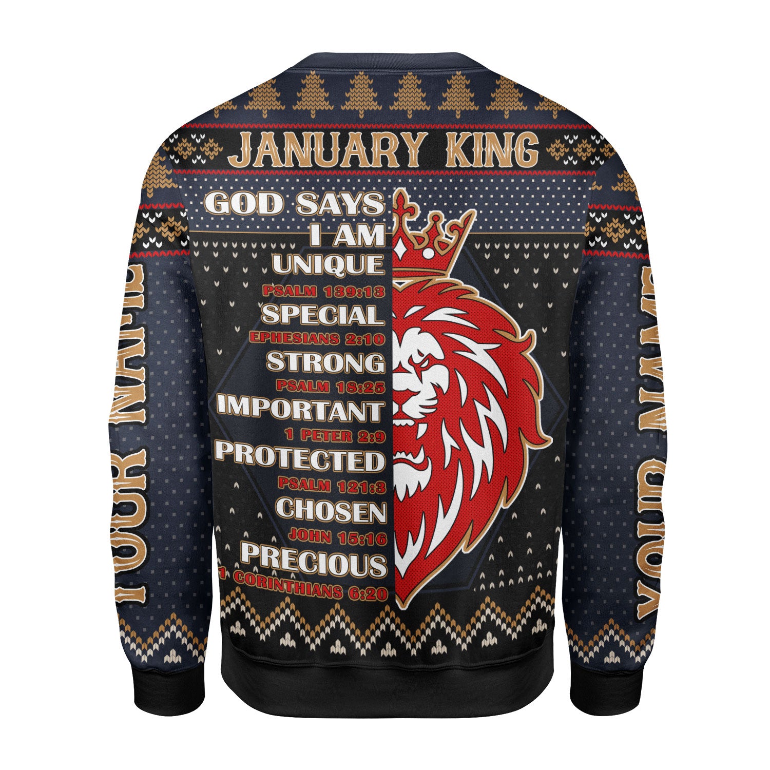 CustomsPig Personalized Tops January Guy All Over Printed