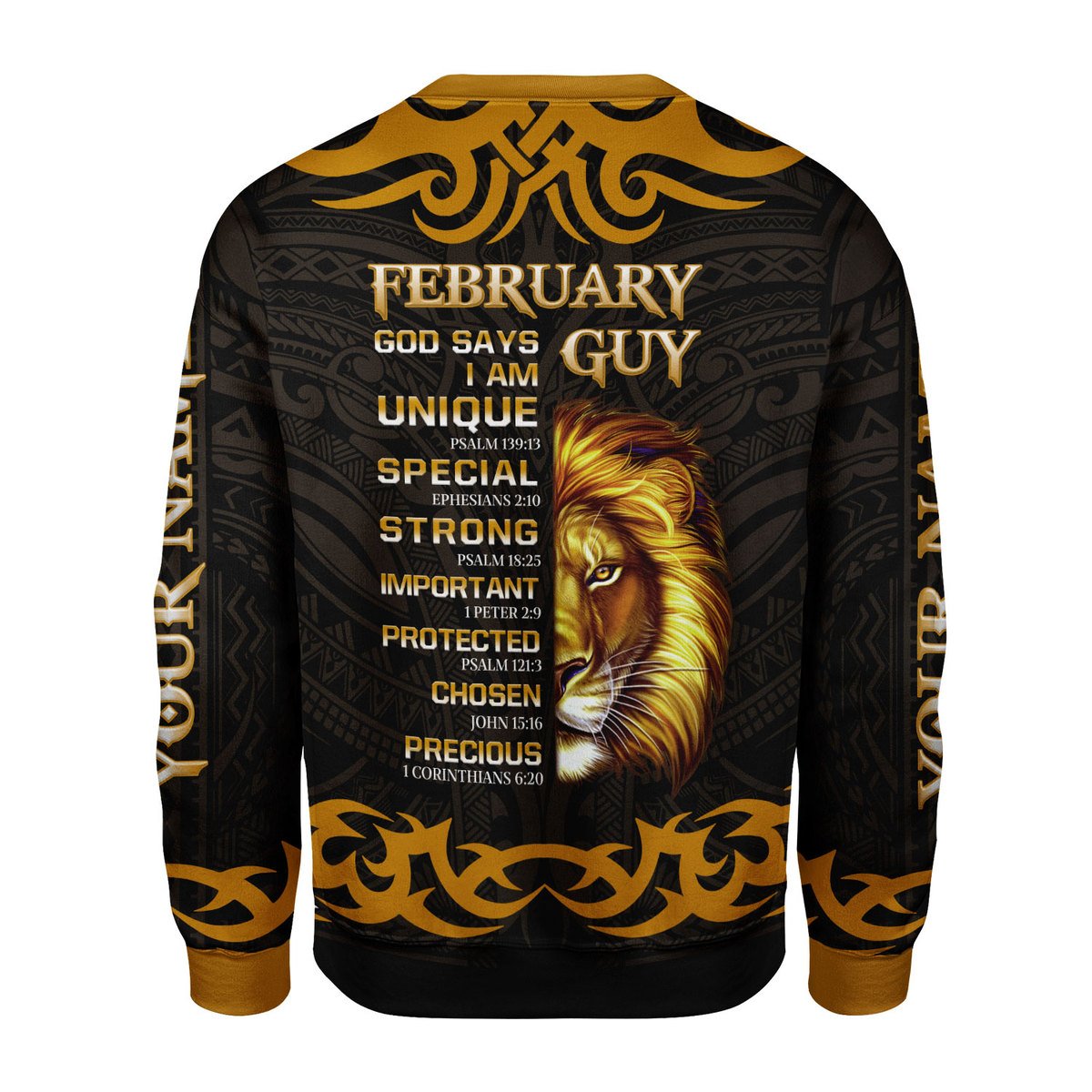 Personalized Tracksuit February King All Over Printed