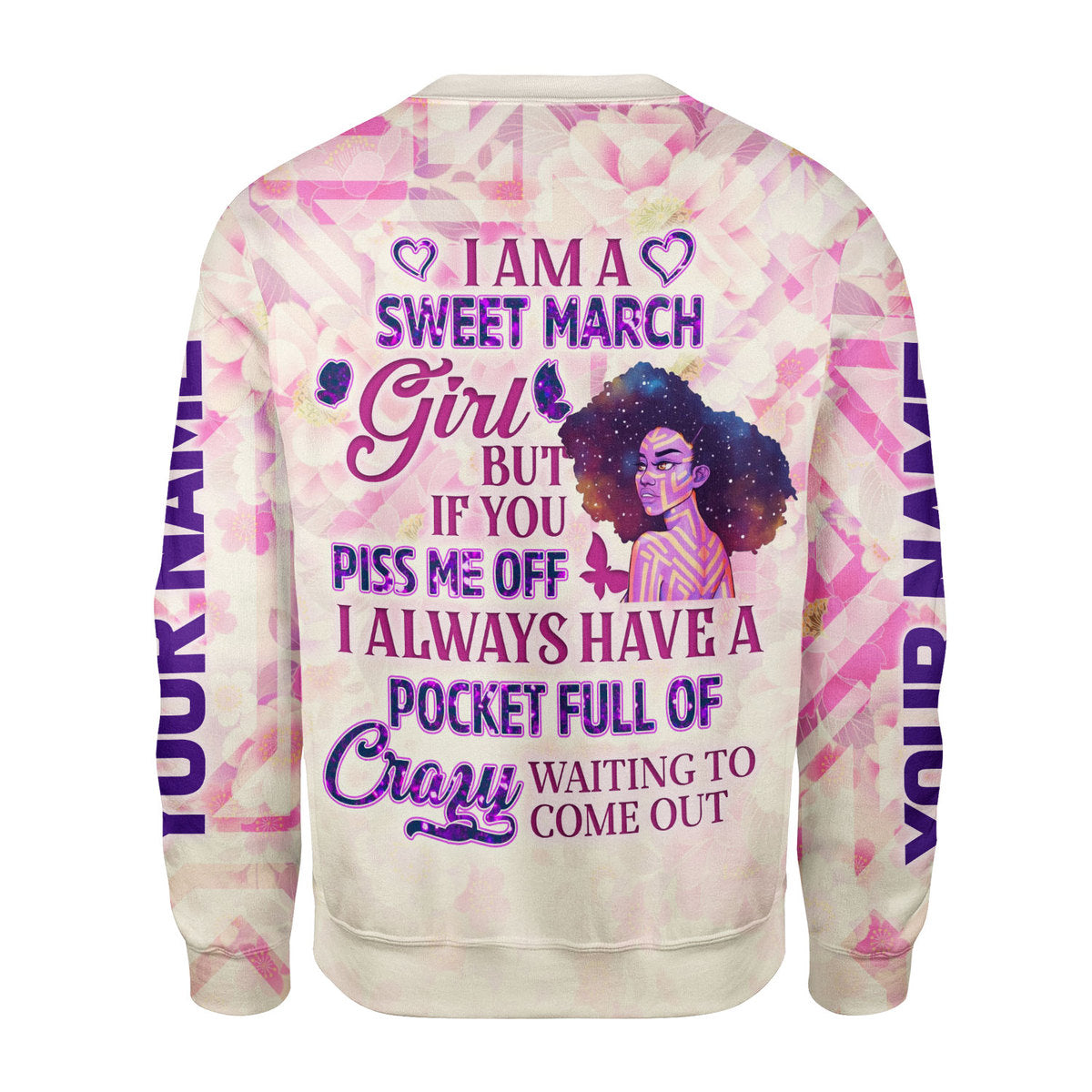 CustomsPig Personalized Tops March Girl All Over Printed