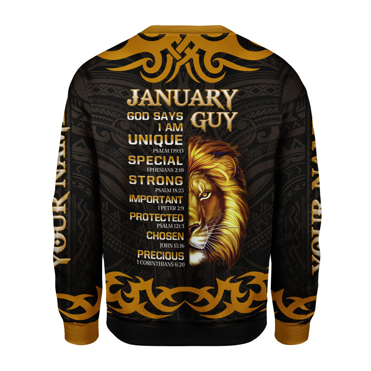 CustomsPig Personalized Tops January King All Over Printed
