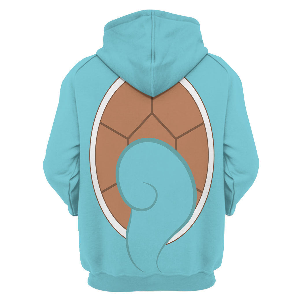 CustomsPig Squirtle Pokemon Costumes Hoodie Sweatshirt T-shirt Tracksuit