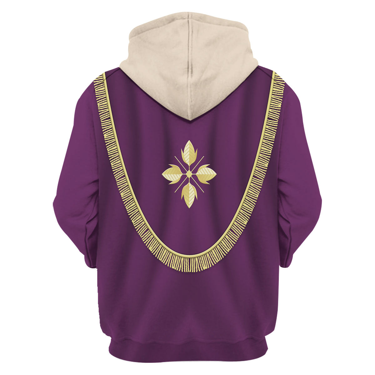 Tracksuit Tops Pullover Sweatshirt Pope Francis In Purple Liturgical Vestment 3D Apparel
