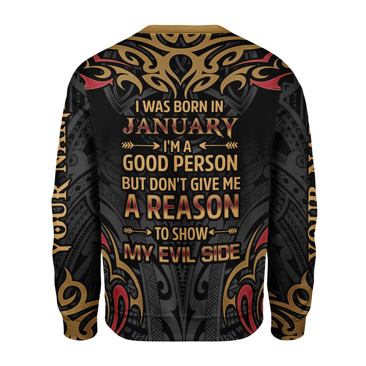 Personalized Tracksuit January Guy All Over Printed