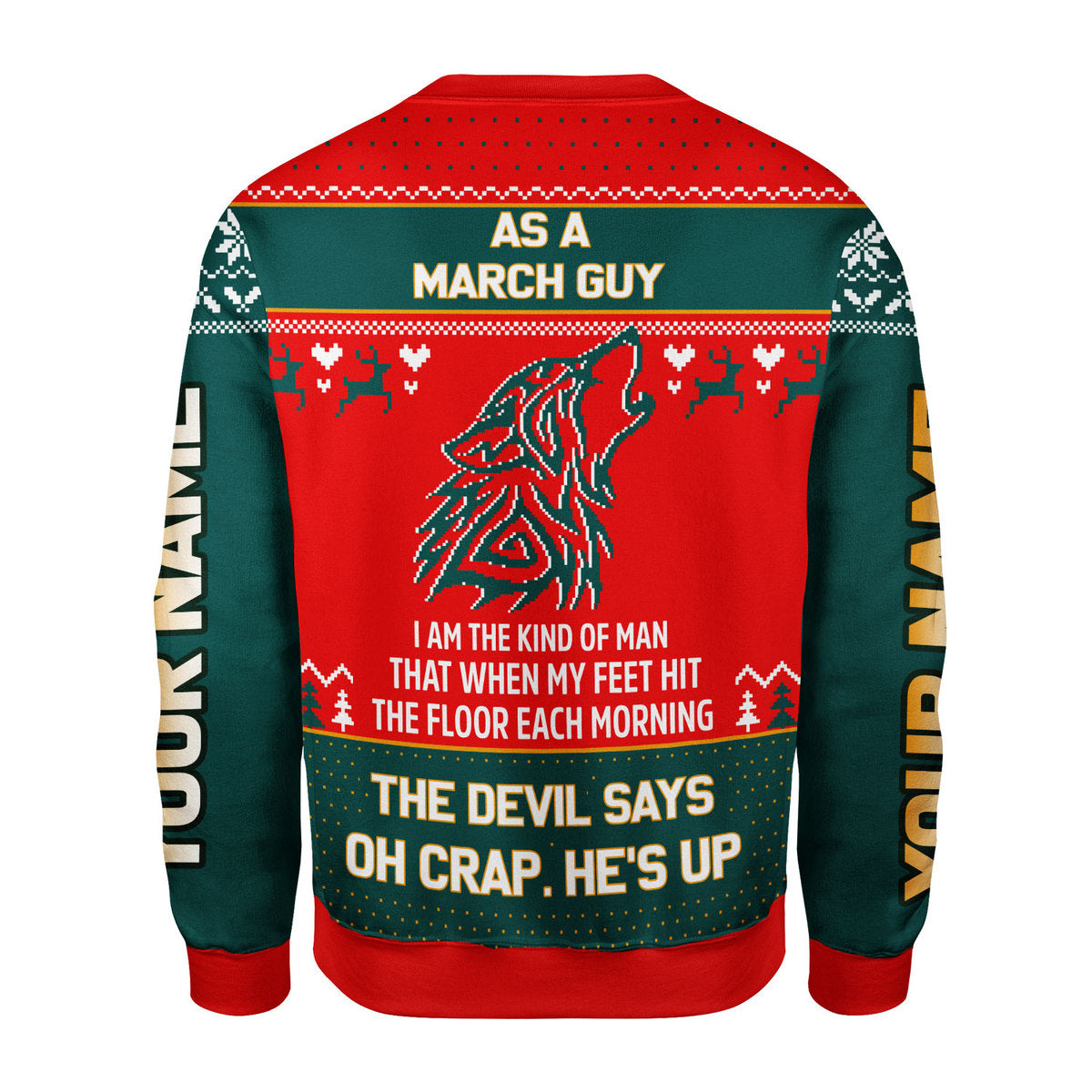 CustomsPig Personalized Tops March Guy All Over Printed