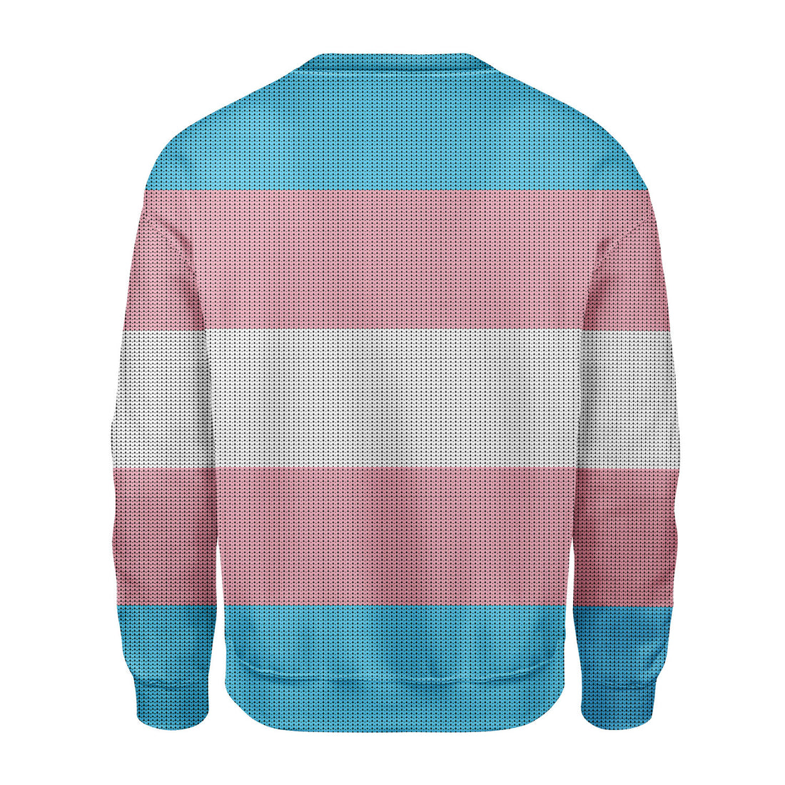 Customspig Christmas Sweater Transgender Flag 3D Apparel