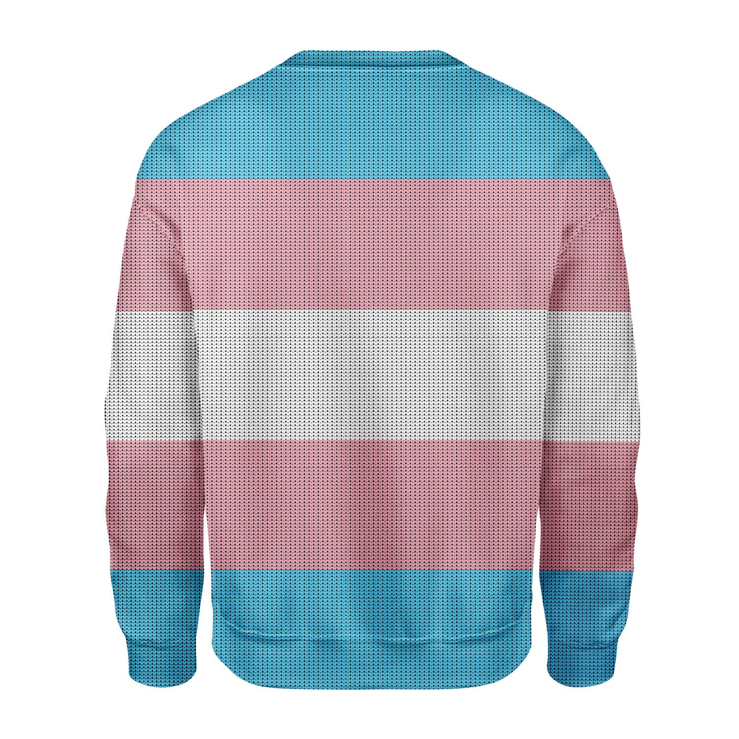Customspig Christmas Sweater Transgender Flag 3D Apparel