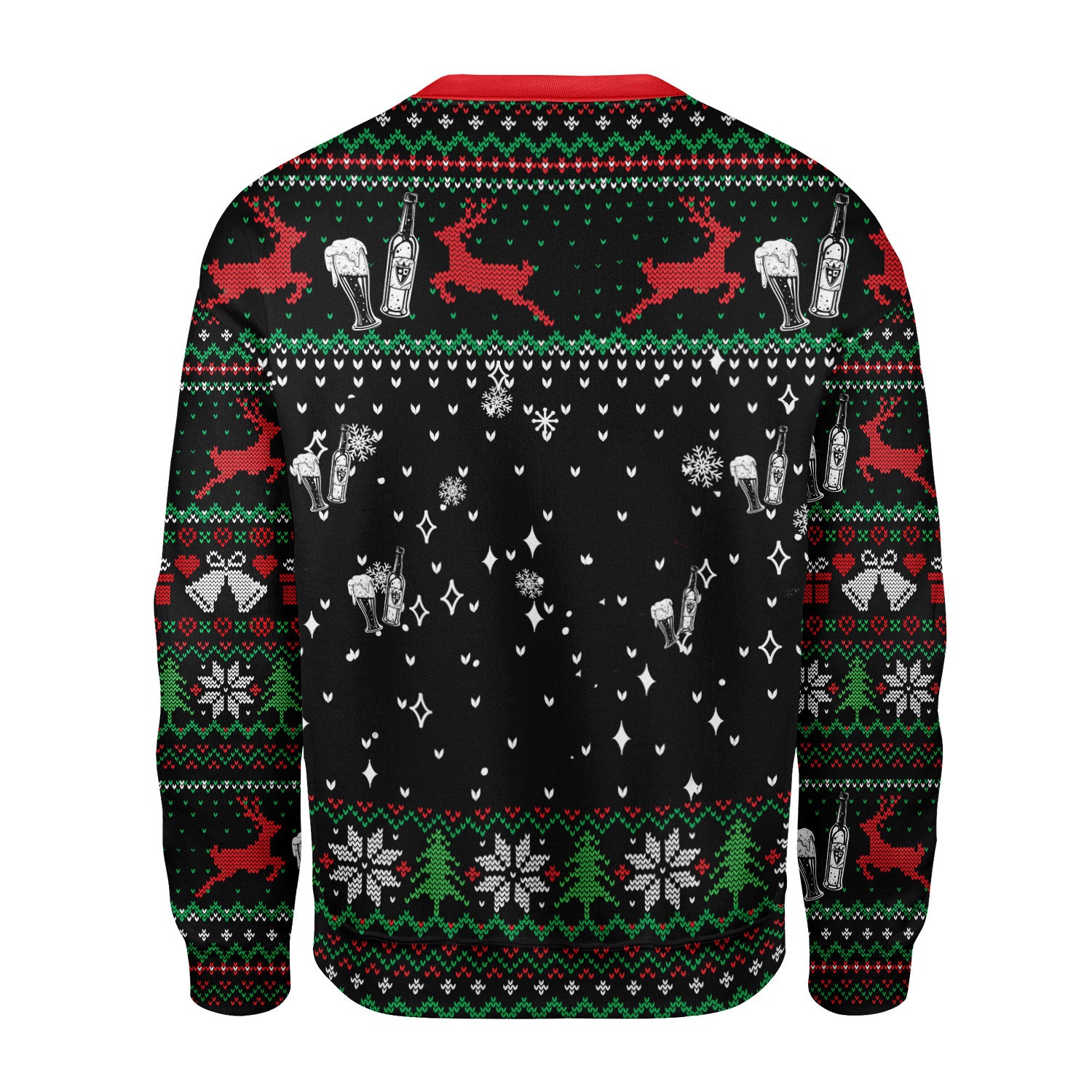 Customspig Christmas Sweater Thor Drinking Beer 3D Apparel