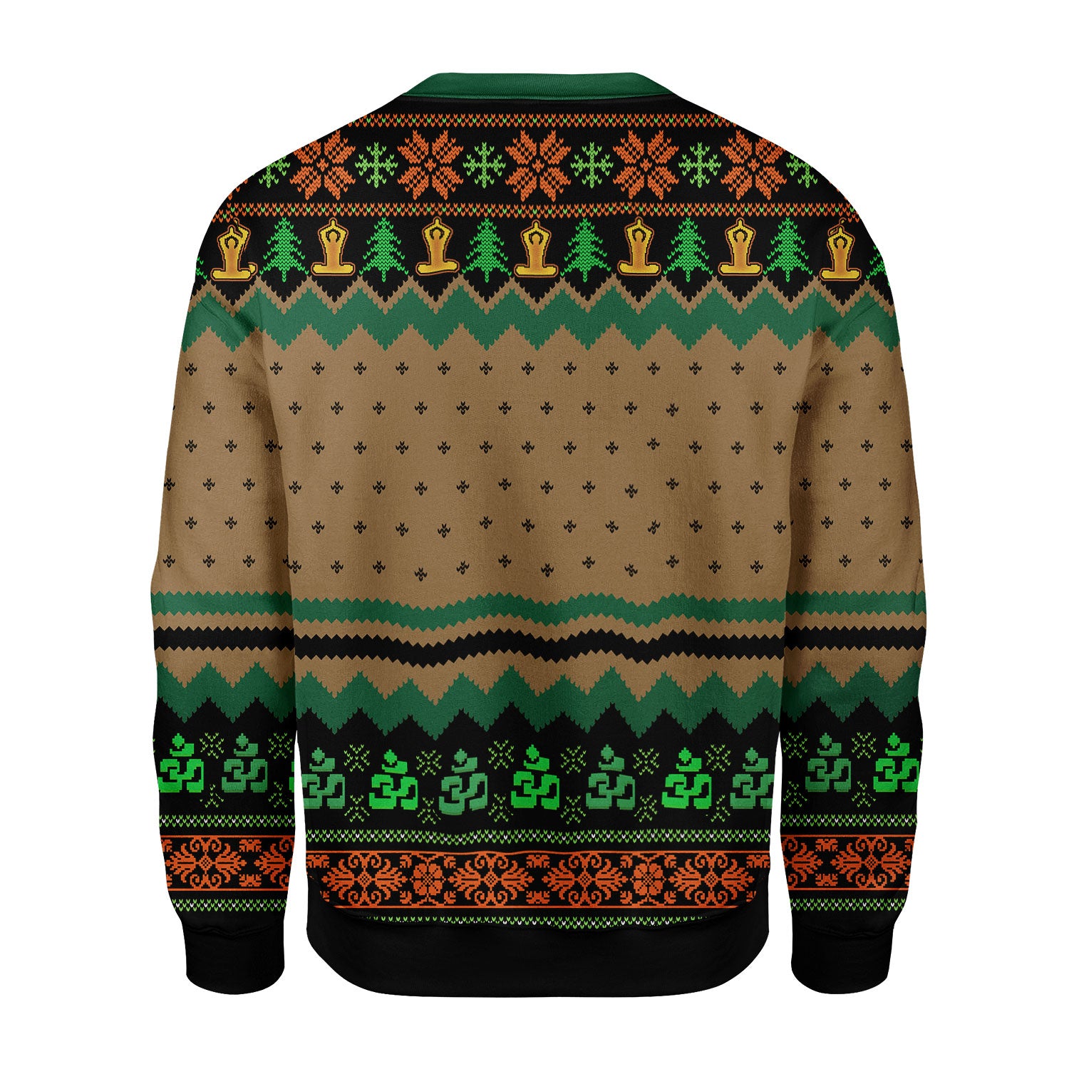 Customspig Christmas Sweater Heart Chakra 3D Apparel