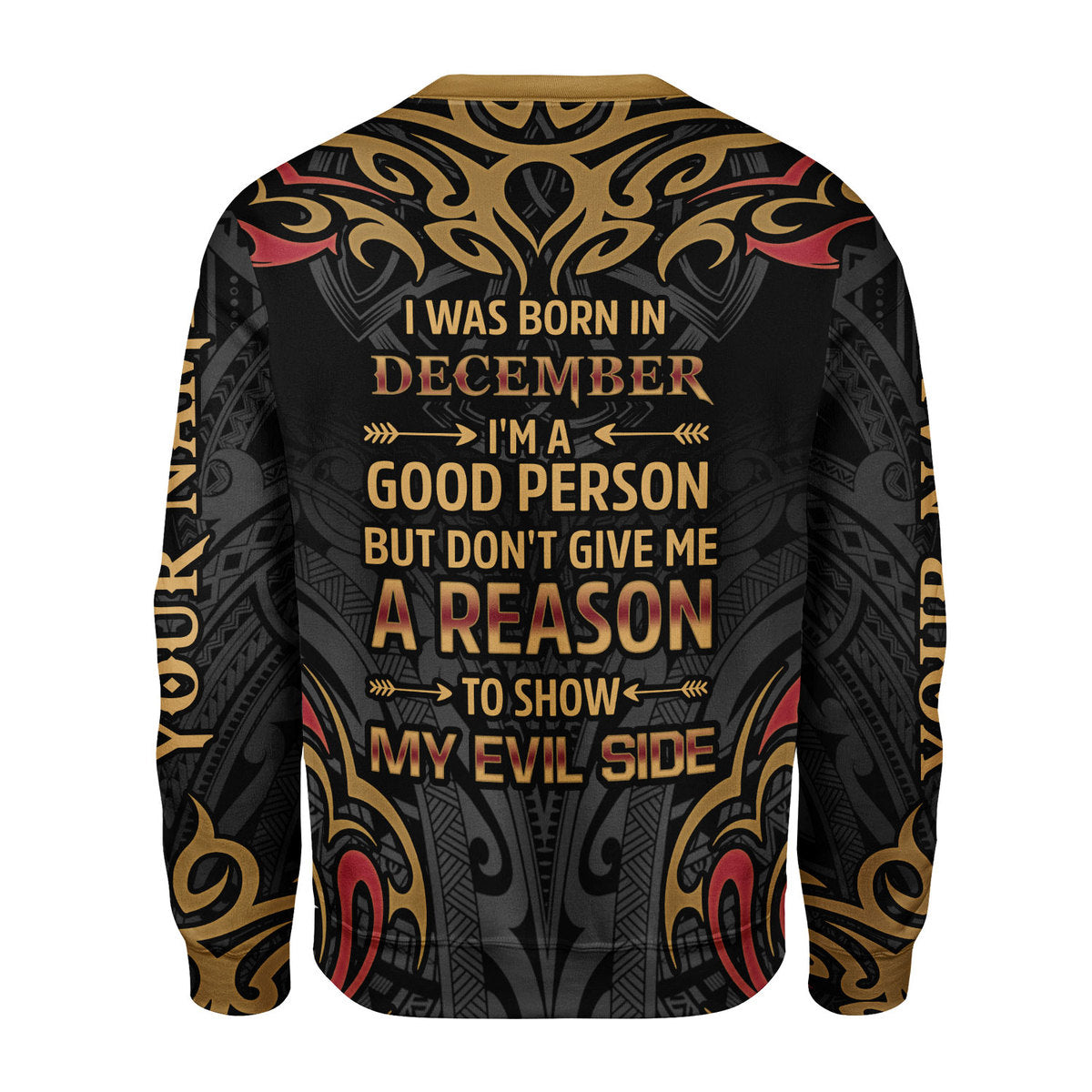 CustomsPig Personalized  Tops  December Guy All Over Printed