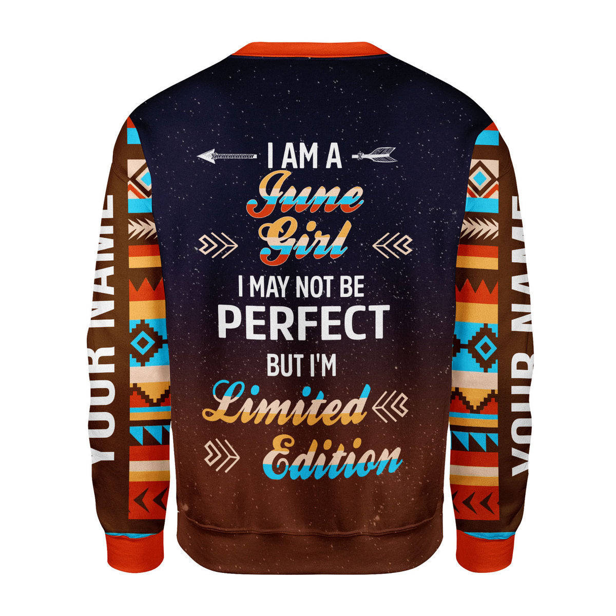 CustomsPig Personalized Ugly Sweater June Girl All Over Printed