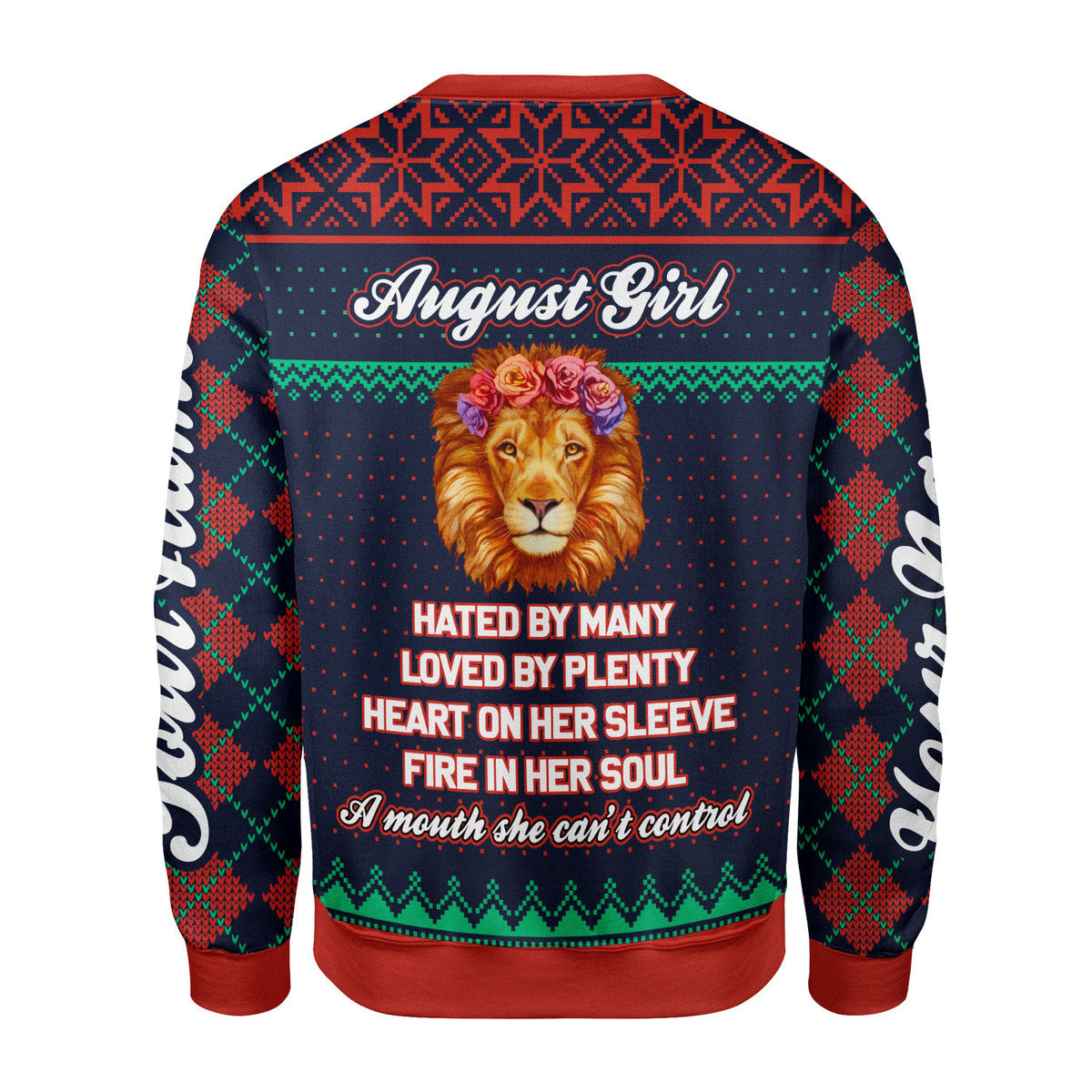 CustomsPig Personalized Tops August Girl All Over Printed