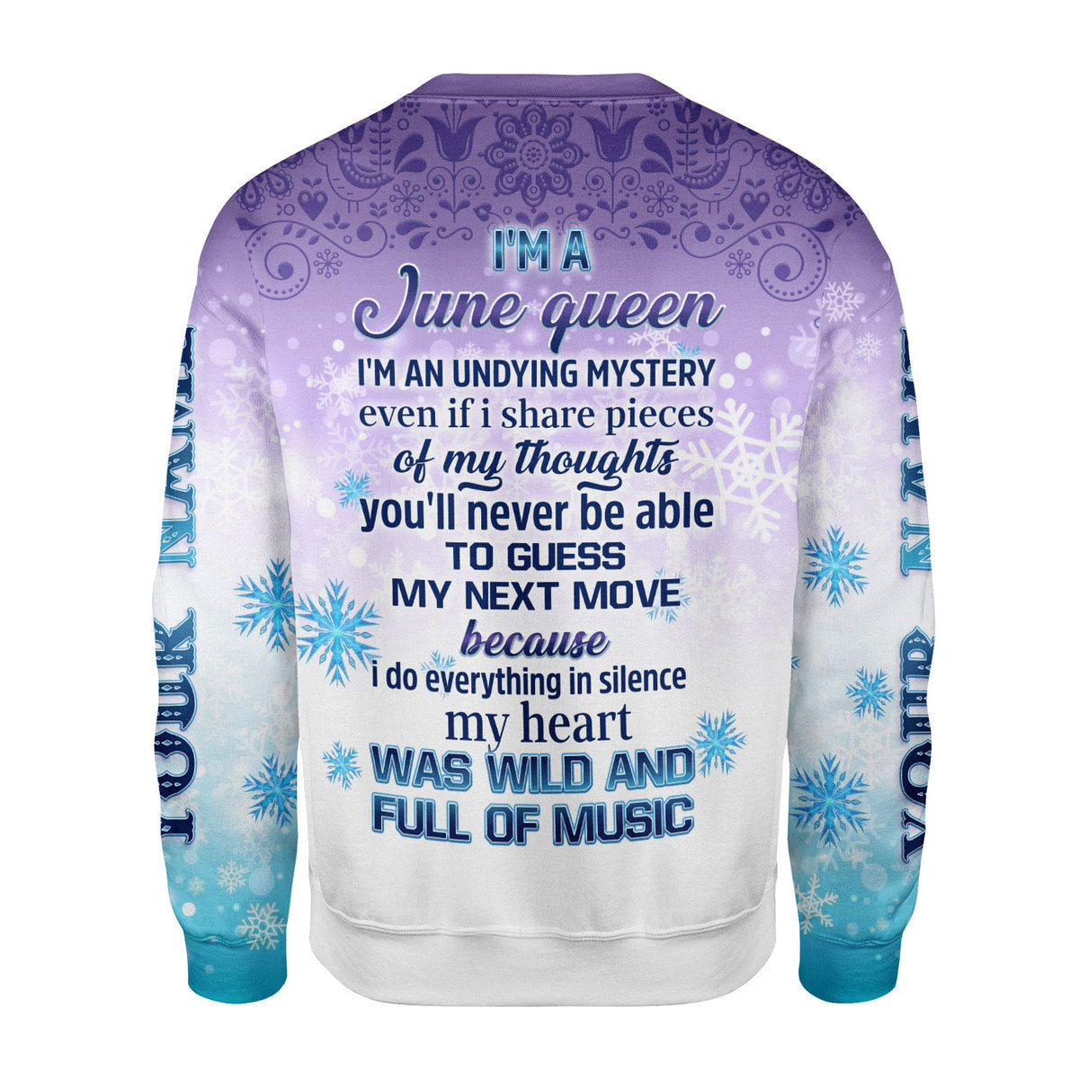 CustomsPig Personalized Tops I'm A June Queen All Over Printed