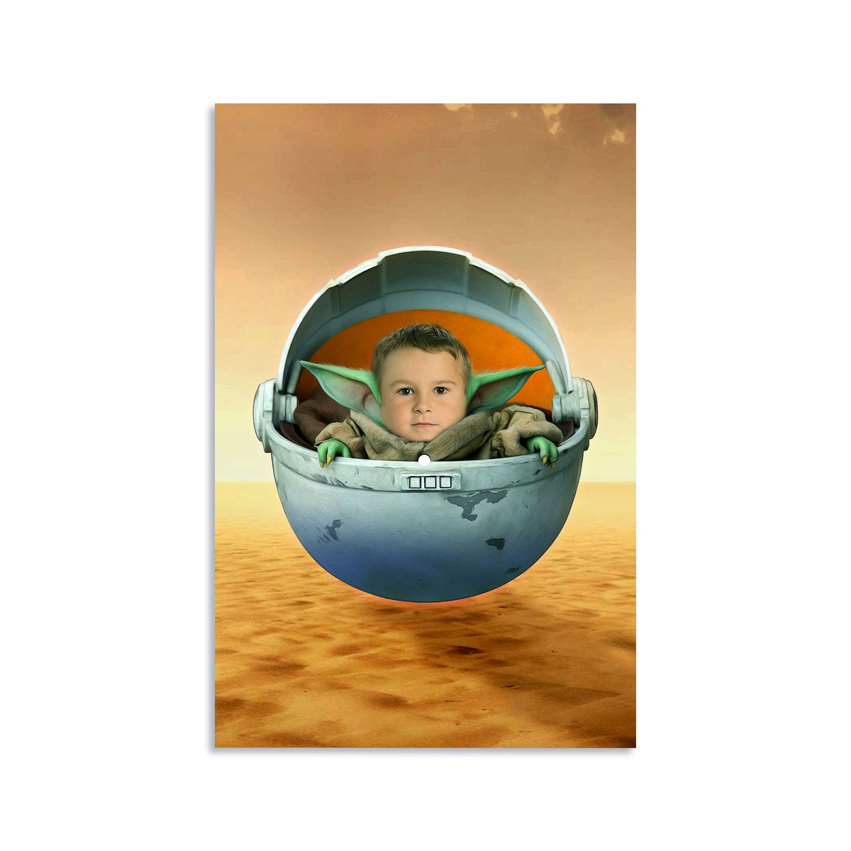 Personlized Canvas - Baby Yoda
