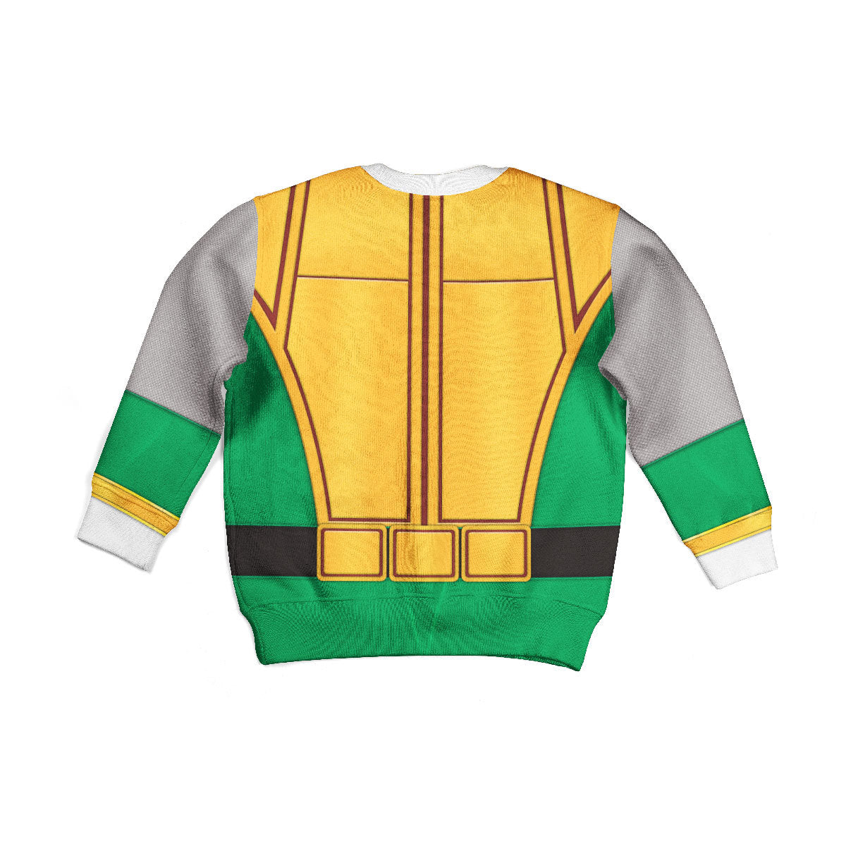 CustomsPig Power Rangers Ninja Storm Green Samurai Ranger Costumes Hoodie Sweatshirt T-shirt Kid Tops