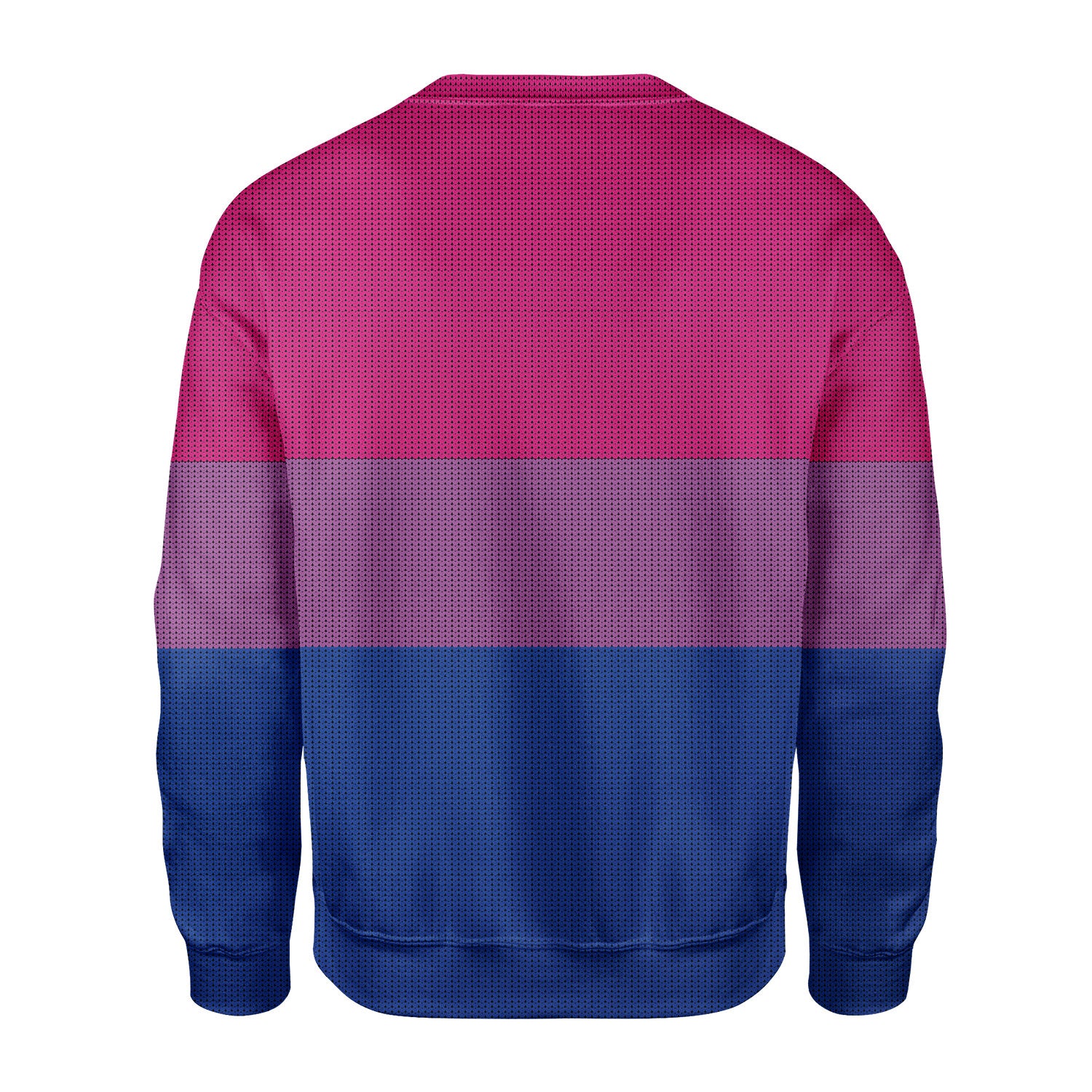 Customspig Christmas Sweater Bisexual Pride Flag 3D Apparel