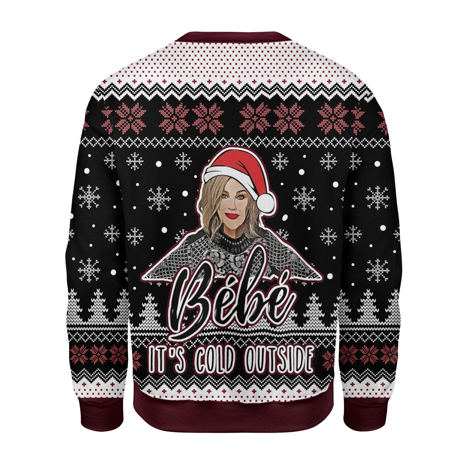 Customspig Christmas Sweater Bébé It's Cold Outside 3D Apparel