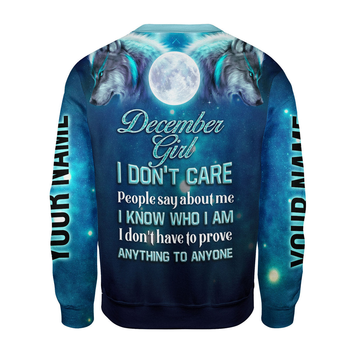 CustomsPig Personalized  Tops  December Girl All Over Printed