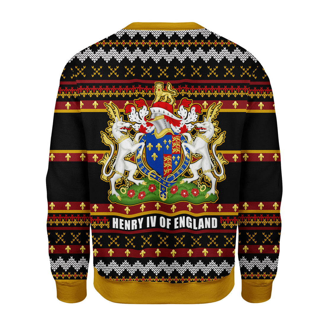 Customspig Christmas Sweater Coat Of Arms Henry VI 3D Apparel