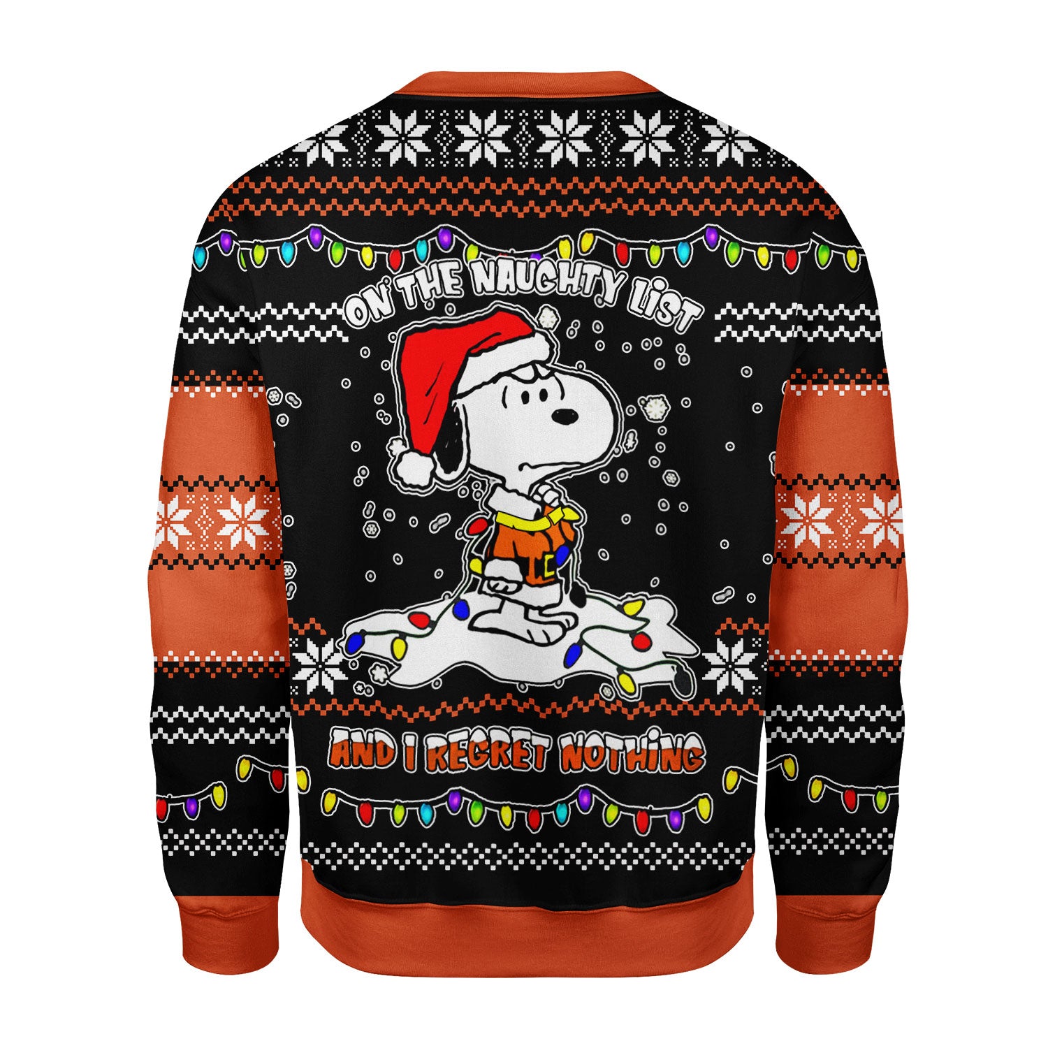 Customspig Christmas Sweater I Regret Nothing 3D Apparel