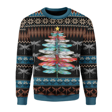 Customspig Christmas Sweater Dragon Christmas Tree 3D Apparel