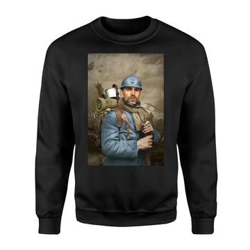 French Soldier 2D Custom Sweatshirt