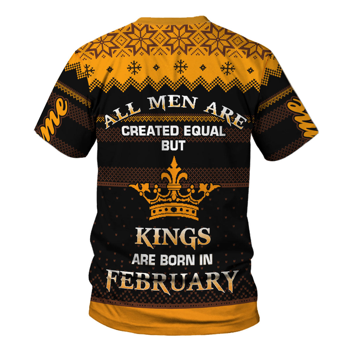 CustomsPig Personalized Tops February Guy All Over Printed