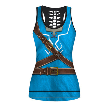 CustomsPig Link Zelda Champion's Tunic The Legend Of Zelda Tank Top
