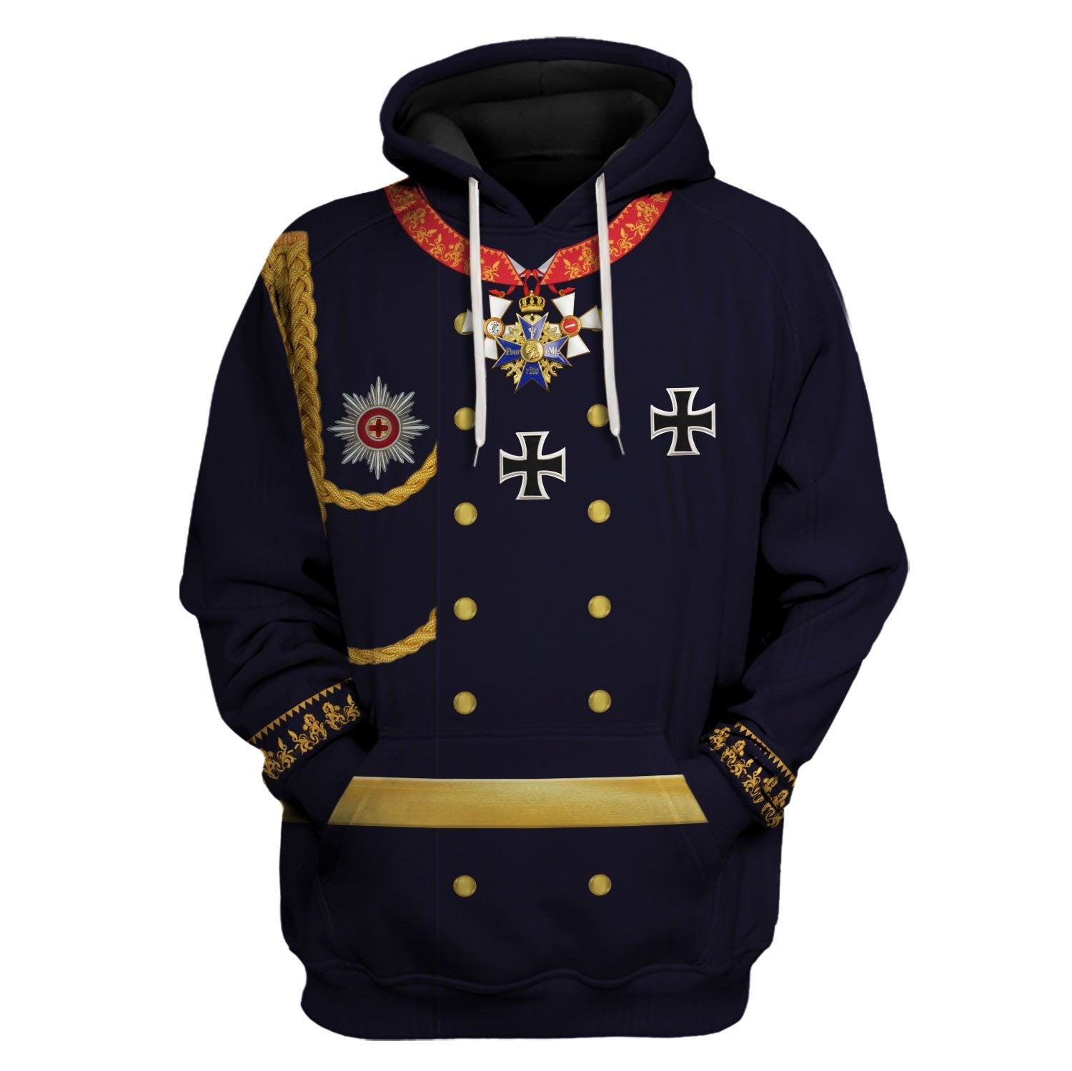 Gerhard Von Scharnhorst Fleece Hoodie / S Qm1425