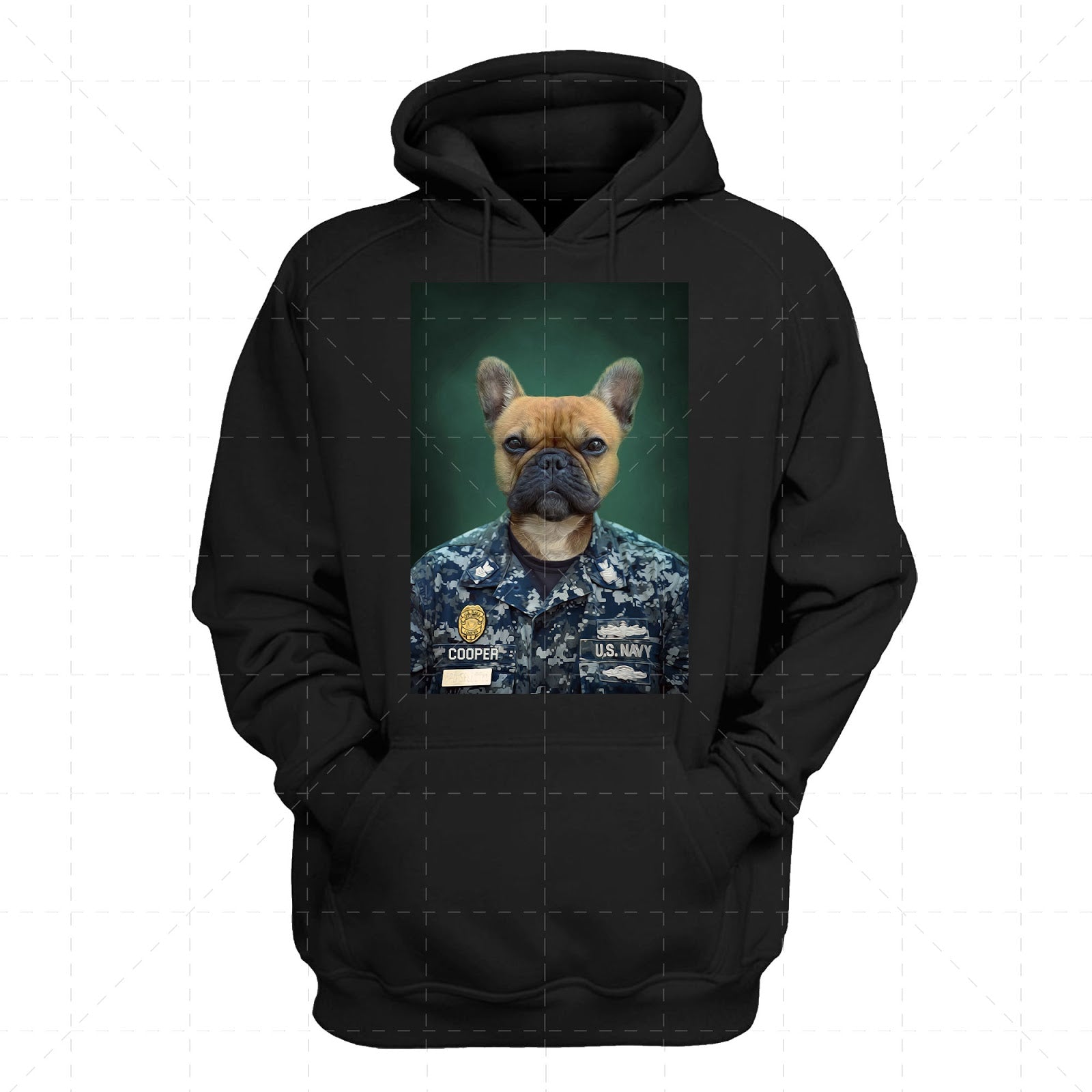 US Navy Army Chef Custom 2D Hoodie